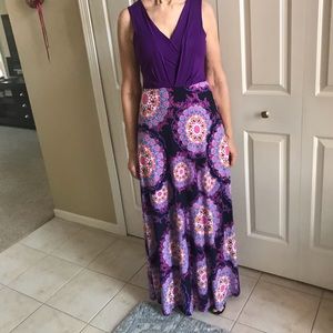 Jersey knit Maxi Dress